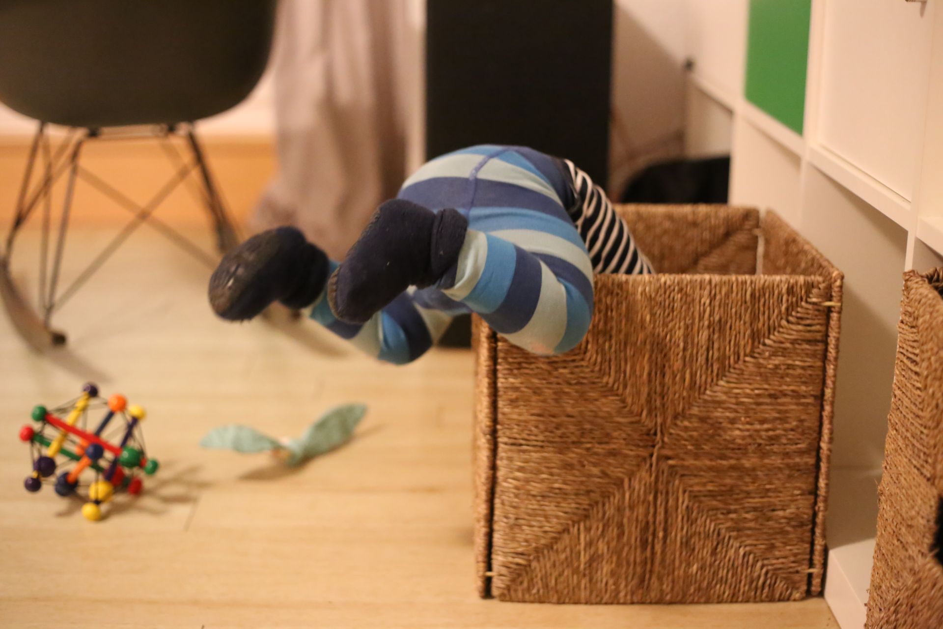 Hannes in der Kiste